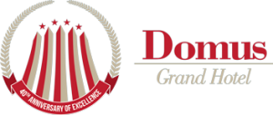 logo celebrativo Grand Hotel Domus Rende